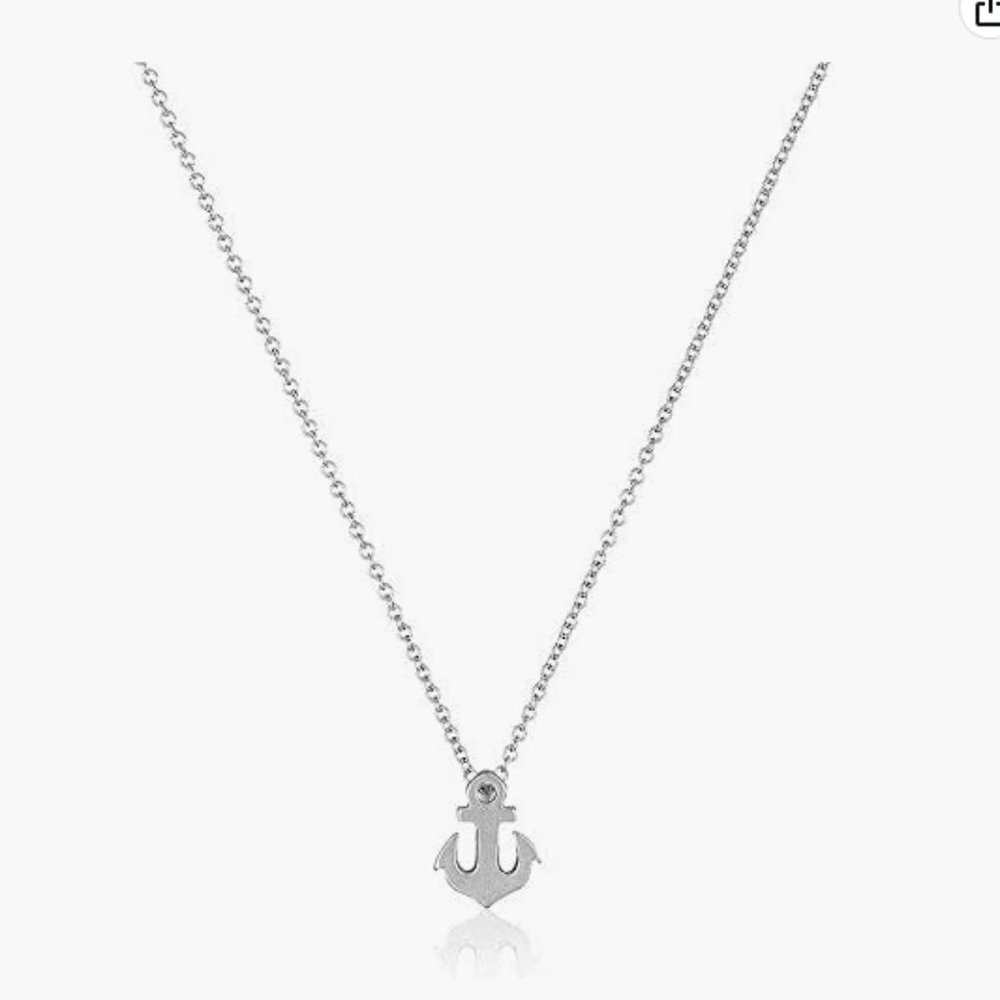 Silver Friendship Anchor‎ Necklace & Card